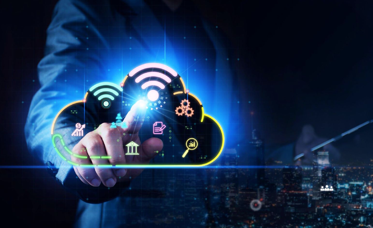 الاتصالات ومزودو السحابة Icon